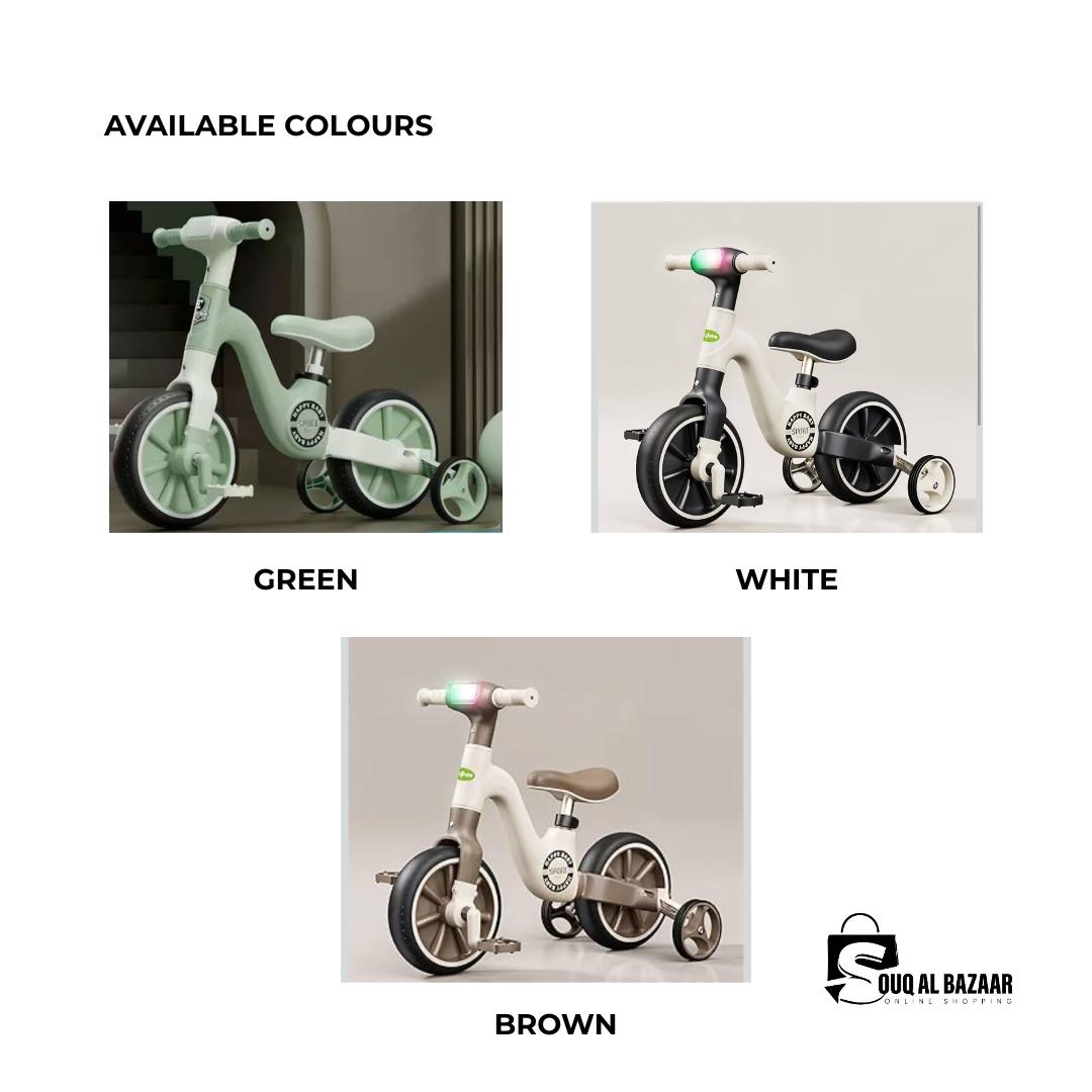 Buzzy 2-in-1 Kids Tricycle | Adjustable Seat, 360° Steering & Durable Wheels